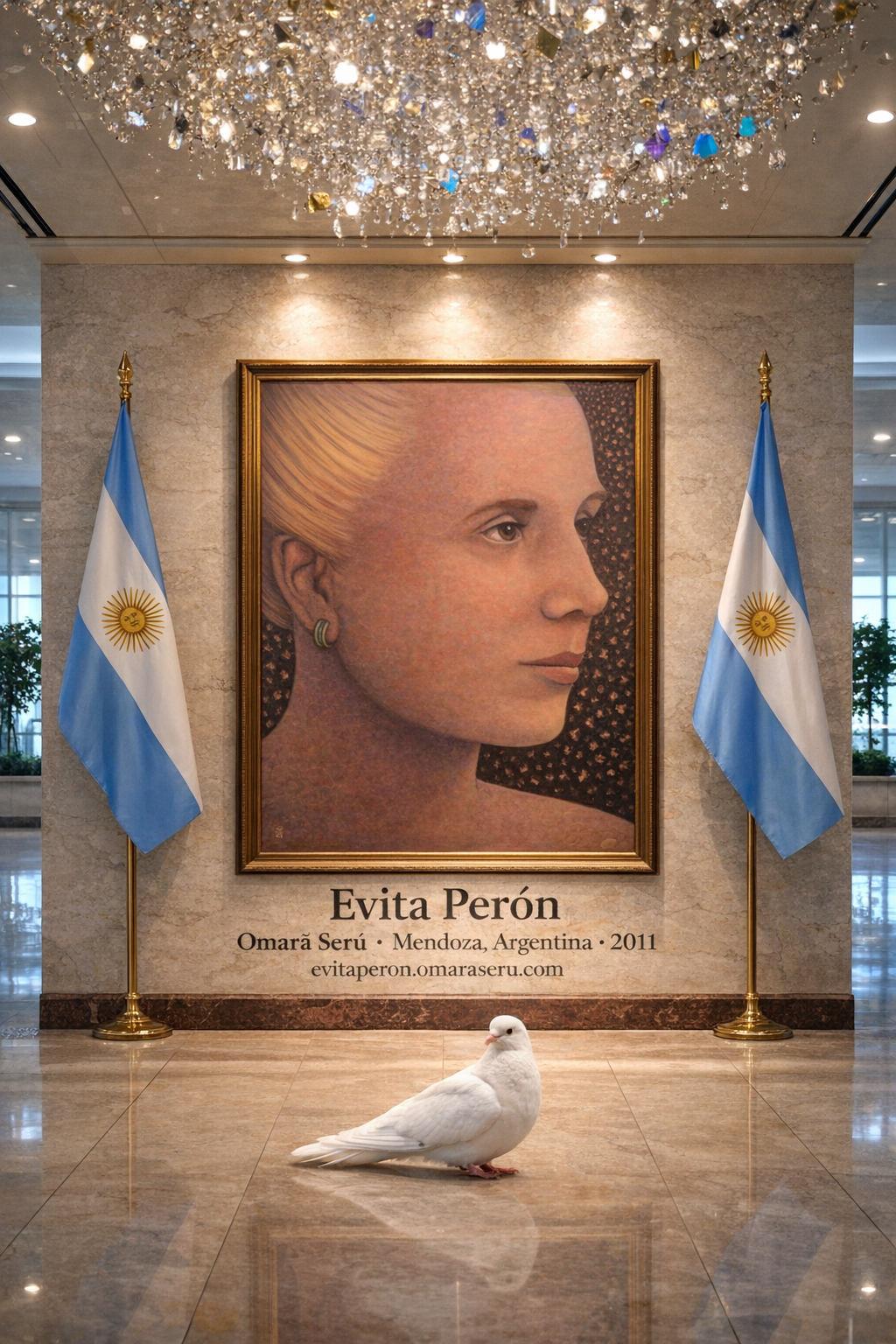 Evita Peron — artwork by Omara Seru